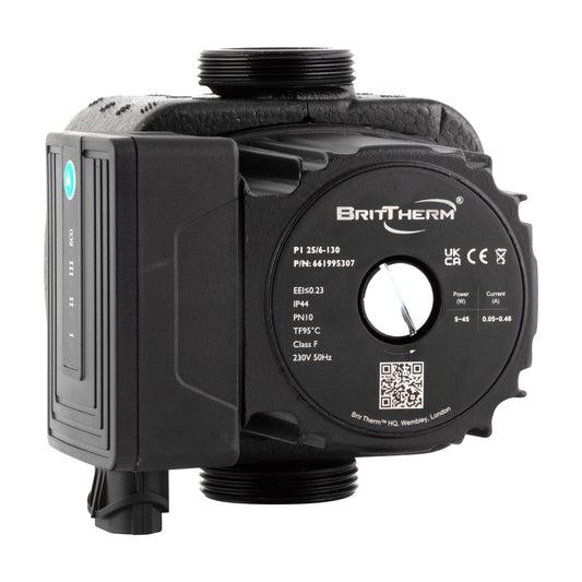 BritTherm P1 25/6-130 Circulator Pump (661995307)